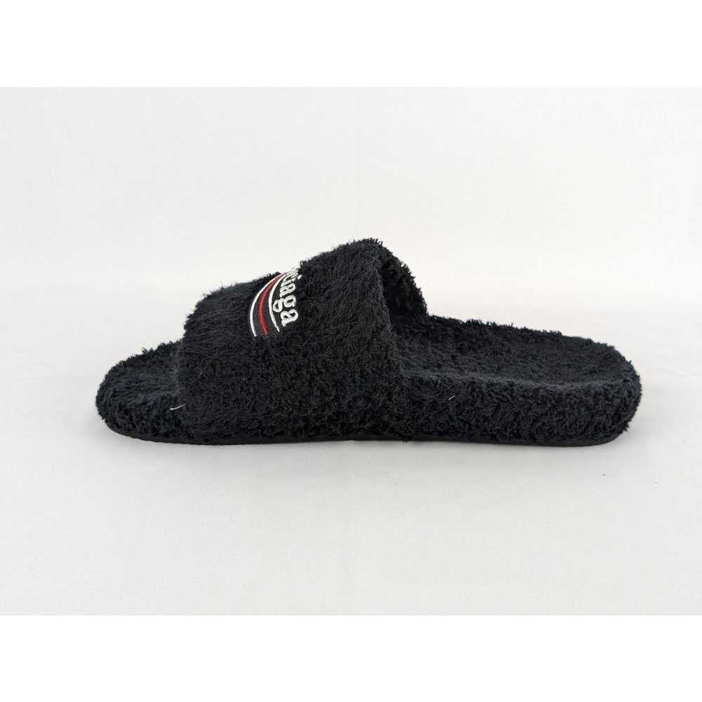 Balenciaga o1rshd1 Soft Towel Material Furry Slid… - image 3