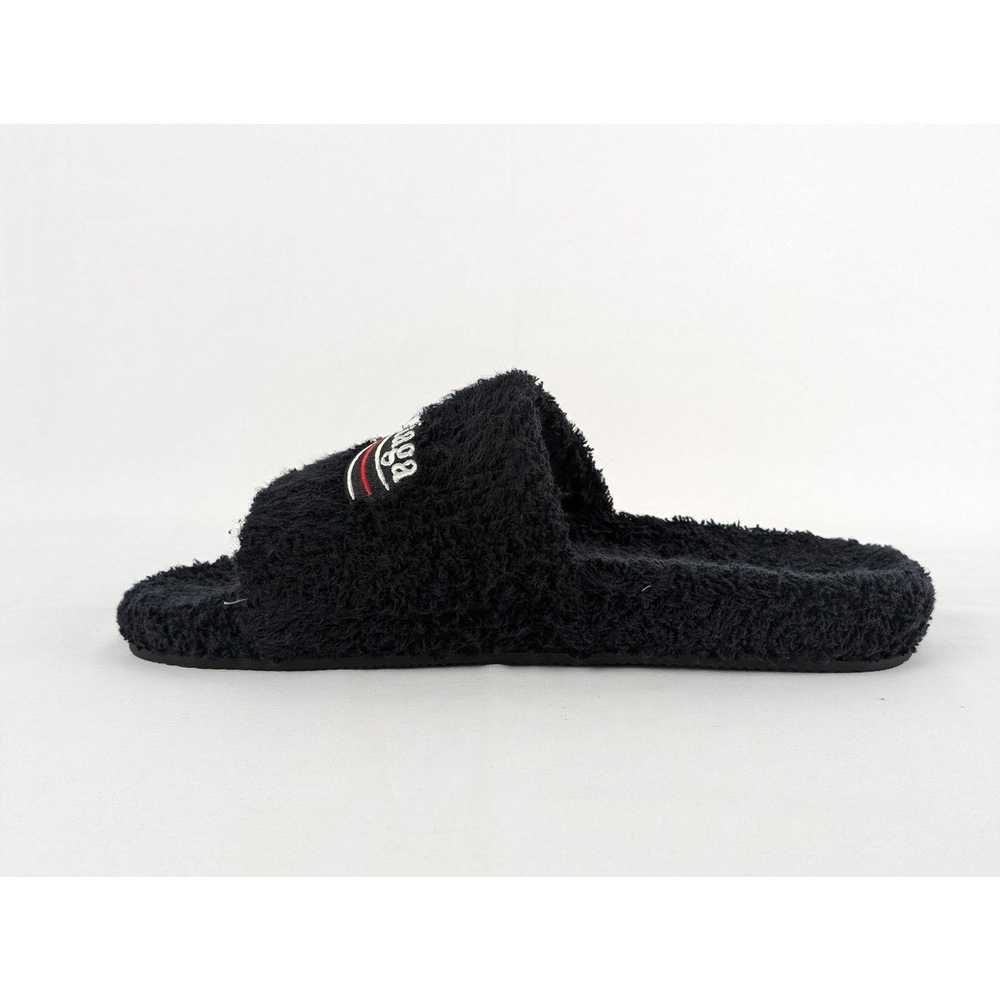 Balenciaga o1rshd1 Soft Towel Material Furry Slid… - image 4