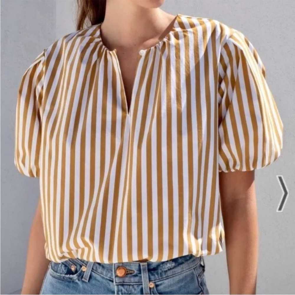 AYR Puff Puff Top Baguette Stripe Sz S - image 2