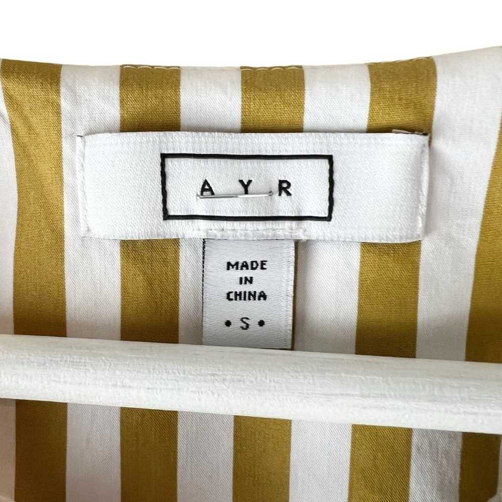 AYR Puff Puff Top Baguette Stripe Sz S - image 5