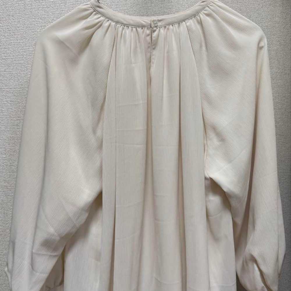 Natural Beauty Basic Ivory Balloon Sleeve Blouse - image 2