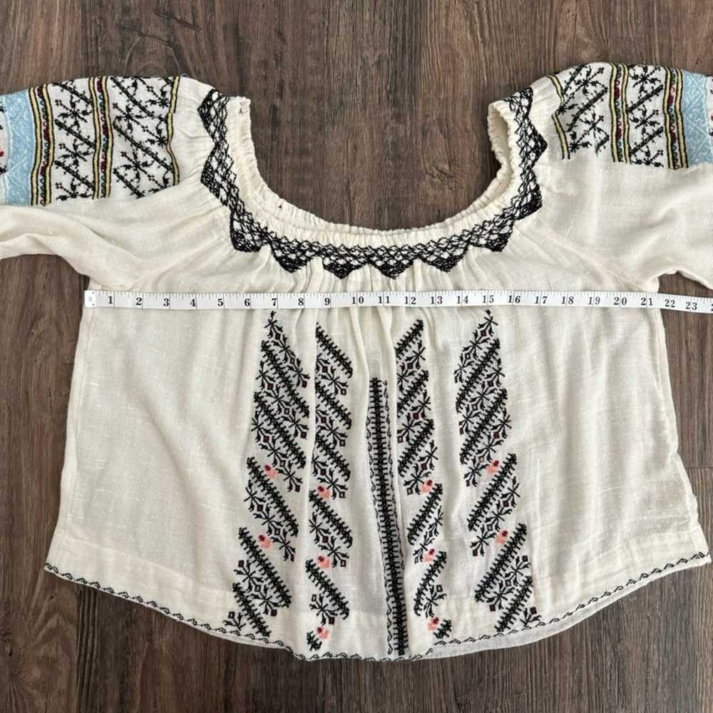 Free People All I Need Embroidered Off The Should… - image 11