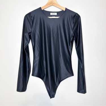 Aritzia Babaton Long Sleeve Black Bodysuit