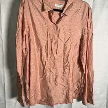 Equipment Silk Blend Button Up Shirt- XL - image 1