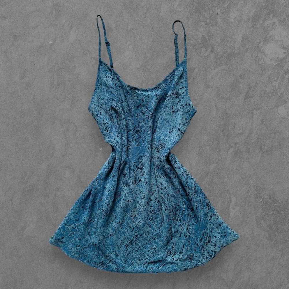 Blue Slip Dress - image 1