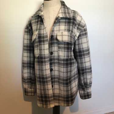 Z Supply Oversized Plaid Shirt Jacket - image 1