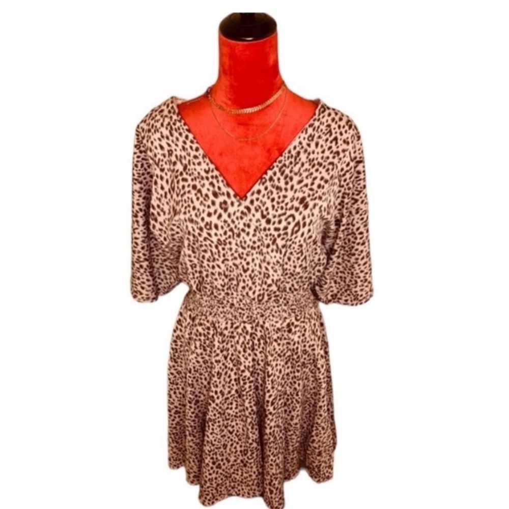 LEOPARD FLARE SLEEVE TIE BACK DRESS - image 7