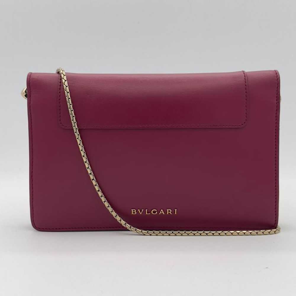 Bvlgari Serpenti leather handbag - image 2