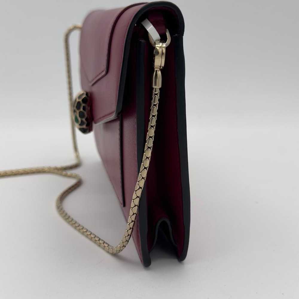 Bvlgari Serpenti leather handbag - image 5