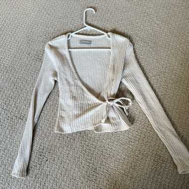 Everlane The Cozy Rib Wrap Top