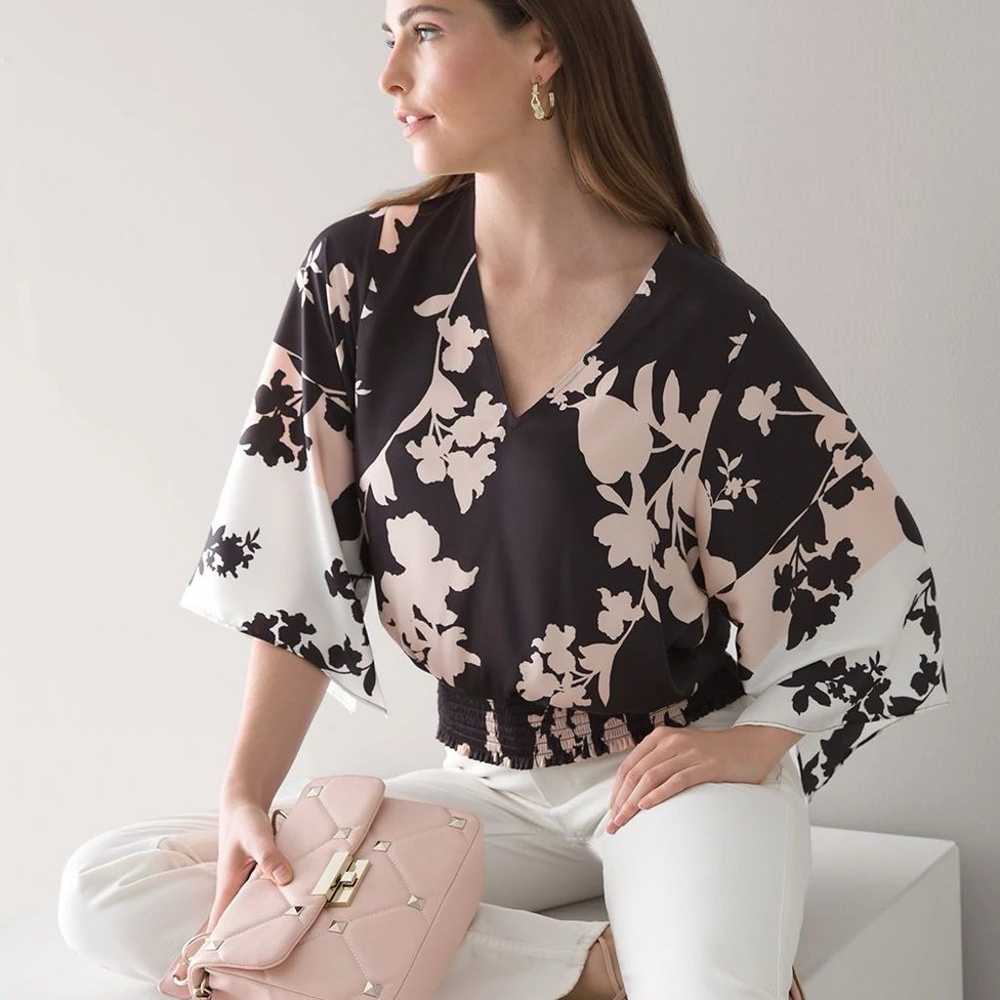 NWOT WHBM M Kimono style blouse - image 1