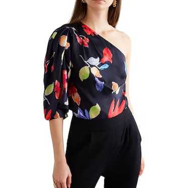 Peter Pilotto One Shoulder Floral Blouse