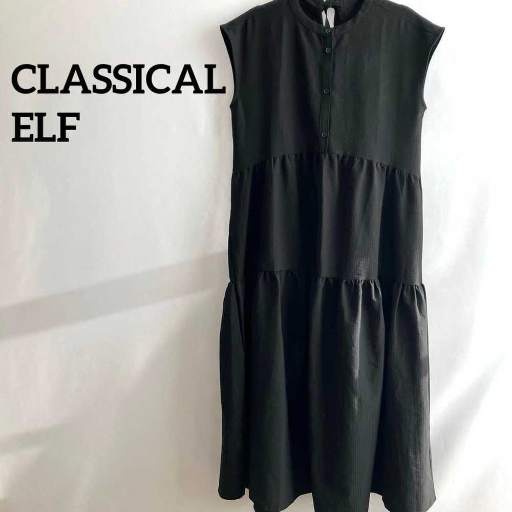 Classical Elf Black Tiered Style Short Sleeve Pla… - image 1