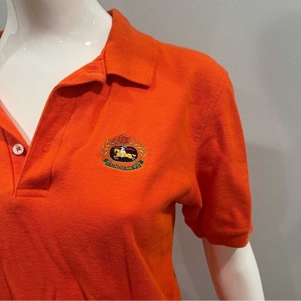 Burberrys Cotton Orange Polo - image 3