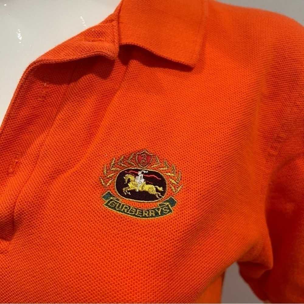 Burberrys Cotton Orange Polo - image 4