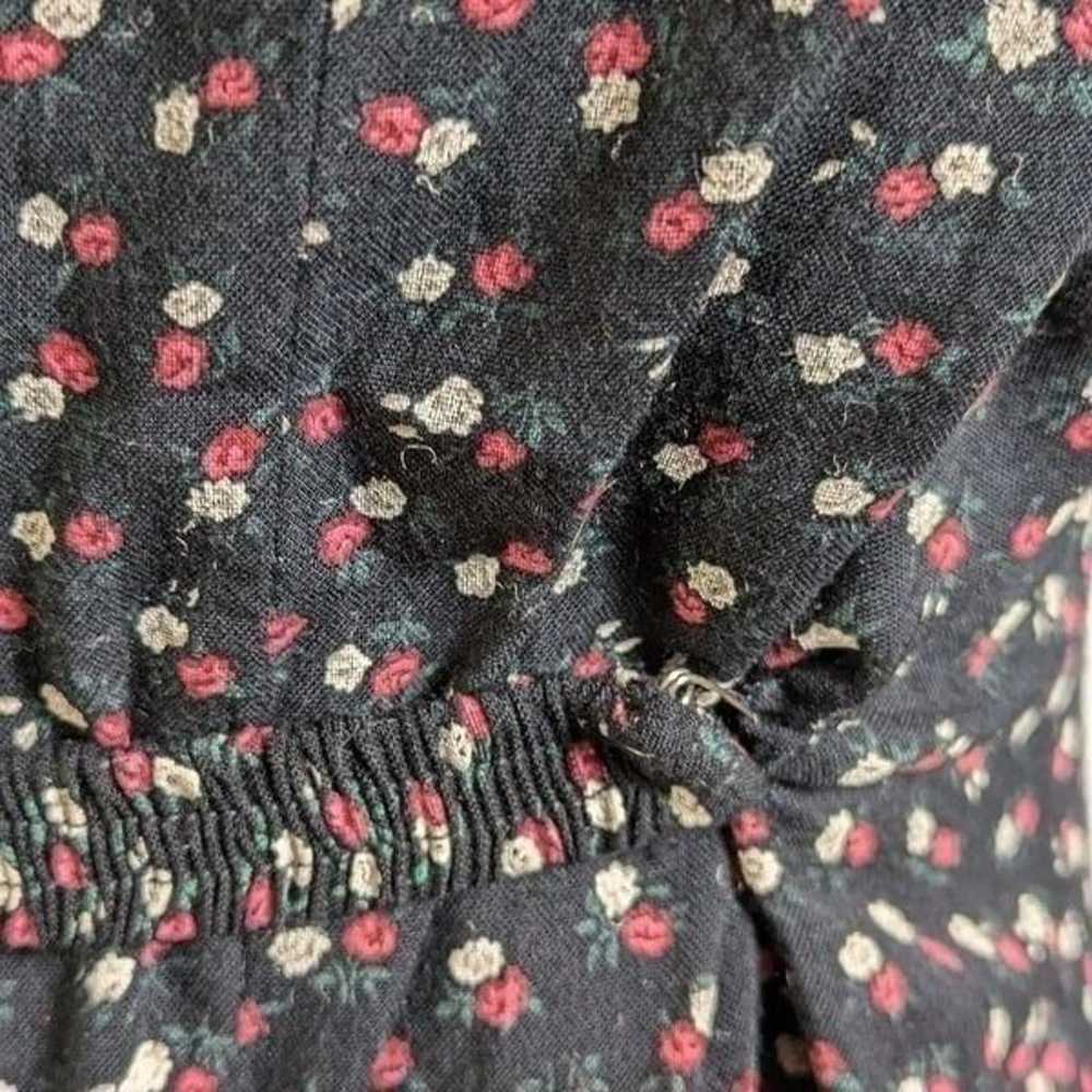 All That Jazz Vintage Black Floral Cottagecore Ma… - image 6