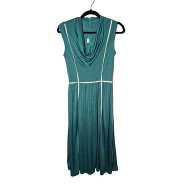 Vintage 70s Teal Dress - image 1