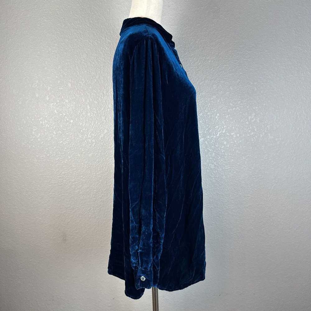 Cut Loose Womens Crushed Velvet Button Up Tunic T… - image 7