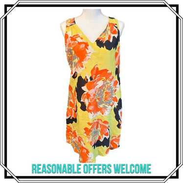 Anthropologie Uncle Frank Floral Sleeveless Dress 