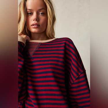 Free People Classic Striped Crewneck - New