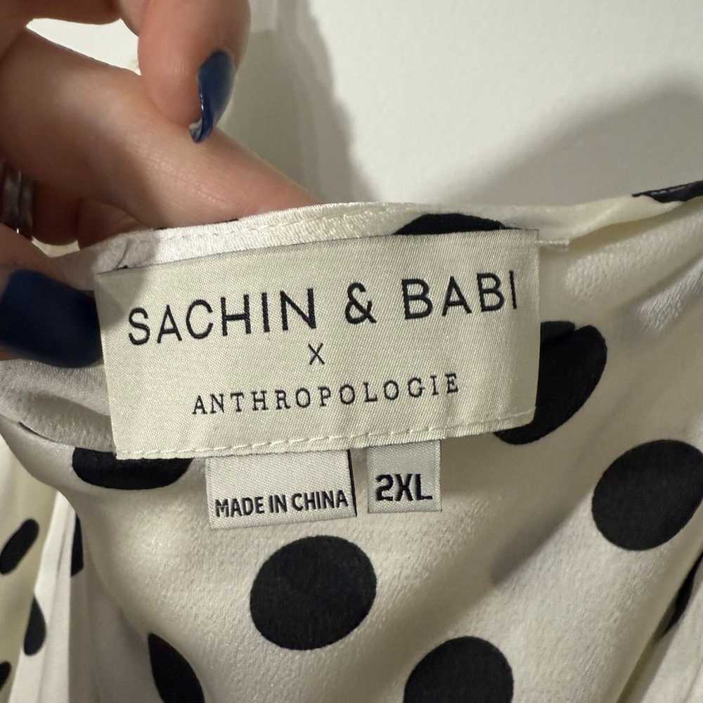 Sachin & Babi By Anthropologie Polka Dot One Shou… - image 6