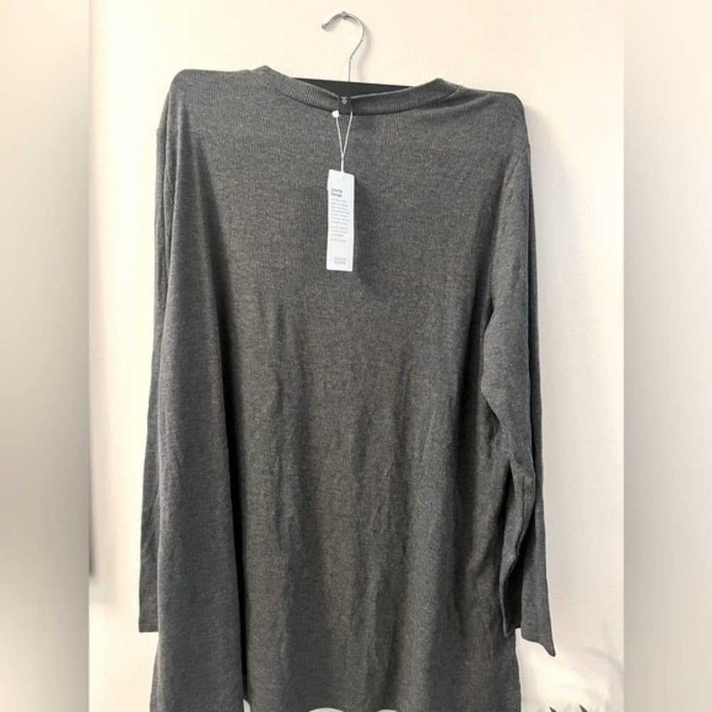 Eileen Fisher Size L Raglan Crewneck Shirt Tunic … - image 5