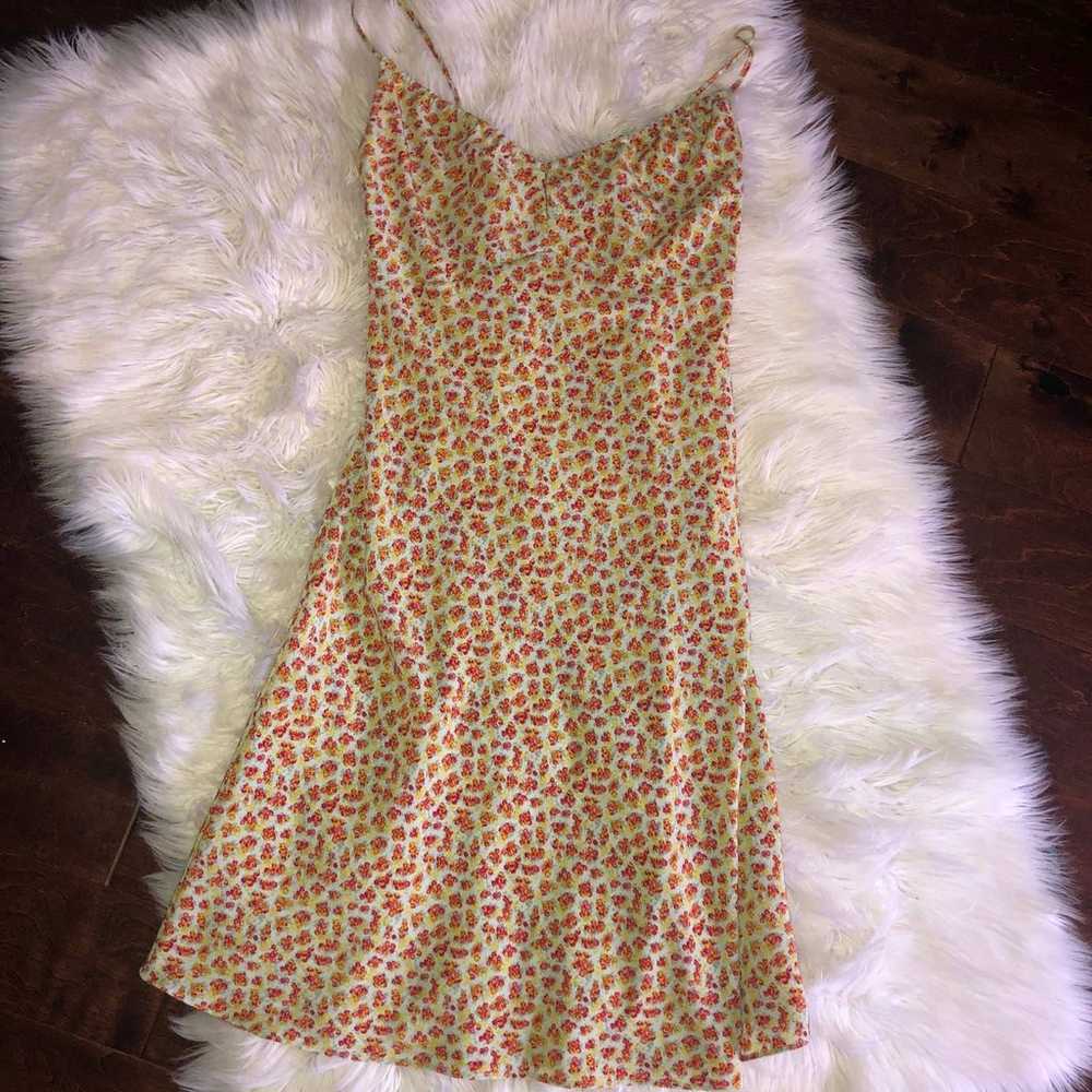 vintage express floral slip dress 5/6 - image 1