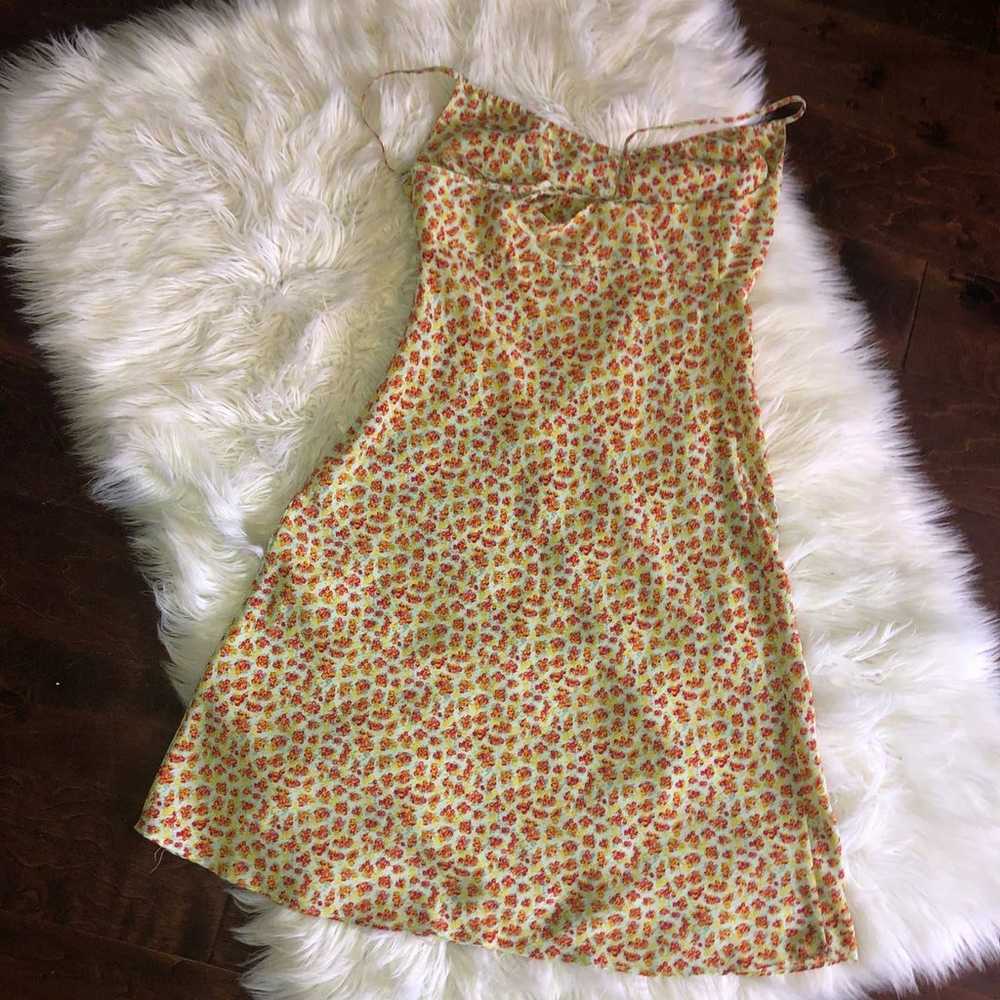 vintage express floral slip dress 5/6 - image 2