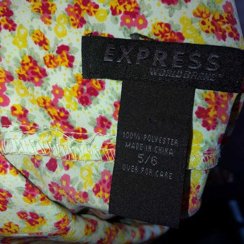 vintage express floral slip dress 5/6 - image 3