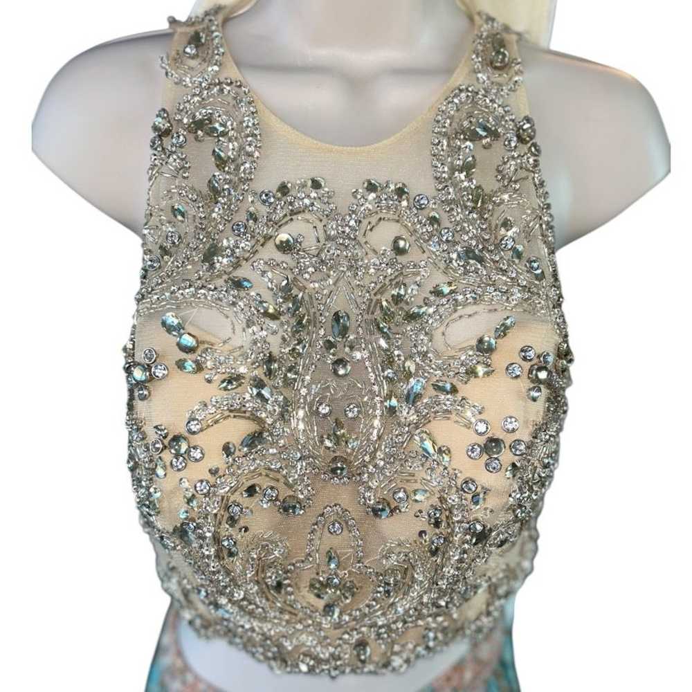 NWOT Revolve Crystal Encrusted on Nude Sleeveless… - image 1