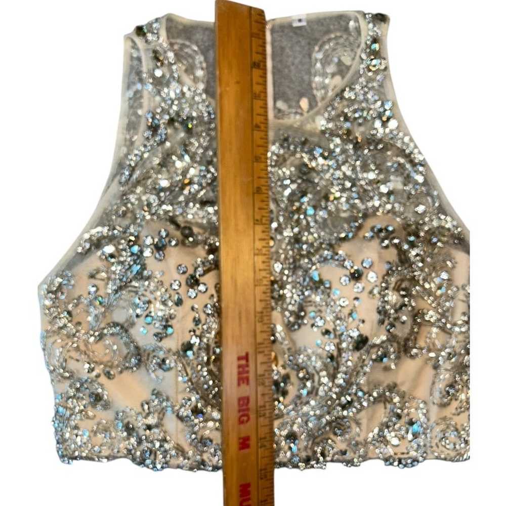 NWOT Revolve Crystal Encrusted on Nude Sleeveless… - image 7