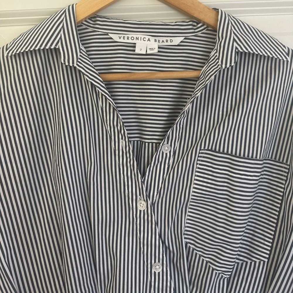 Veronica Beard Rosamund Shirt Button Down Size 2 … - image 7