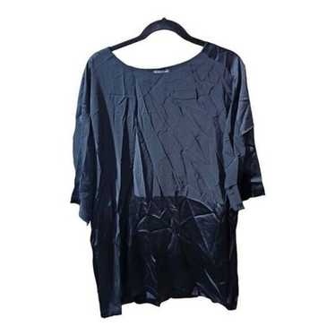 EILEEN FISHER Mixed Media Silk Tunic - Size Small