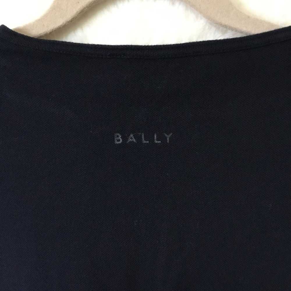 Bally Black Cotton Short Sleeve Graphic Tee - image 6