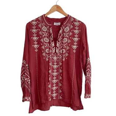 Johnny Was Workshop Embroidered Blouse