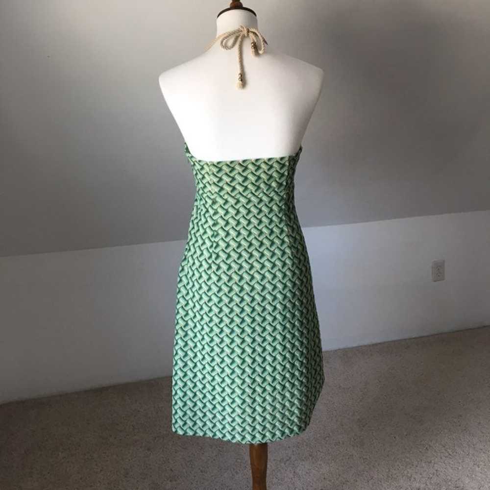 70s Knit Halter Knee Length Dress - image 6