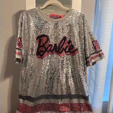 HTF FOREVER 21 Barbie sequin jersey Medium - image 1