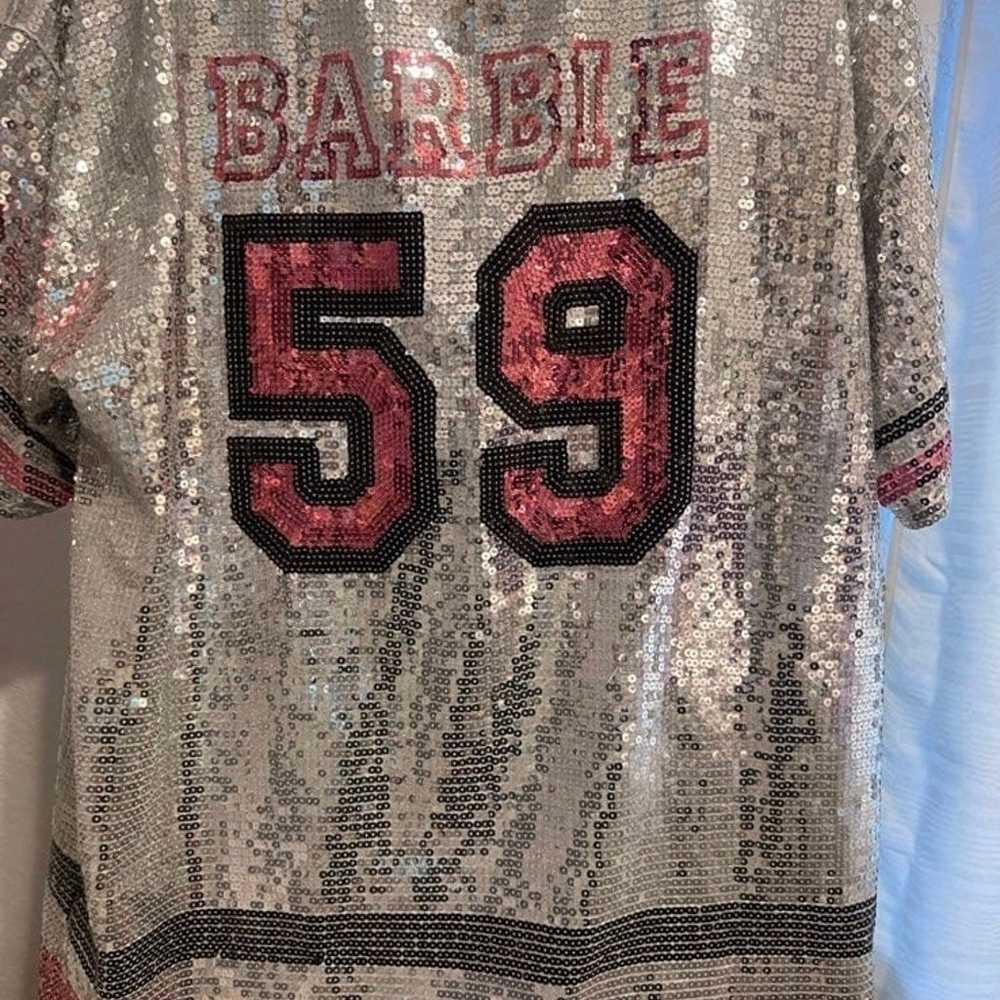 HTF FOREVER 21 Barbie sequin jersey Medium - image 2