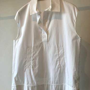 AGNONA White Sleeveless Blouse Shirt 44 - image 1