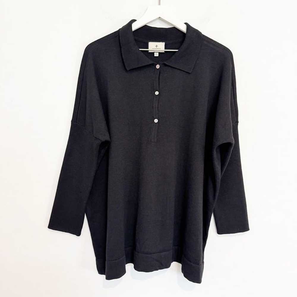 Tuckernuck Clayton Knit Polo Boxy Drop Shoulder B… - image 4