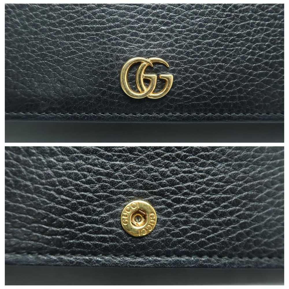 Gucci Gg Marmont Chain Wallet leather handbag - image 12