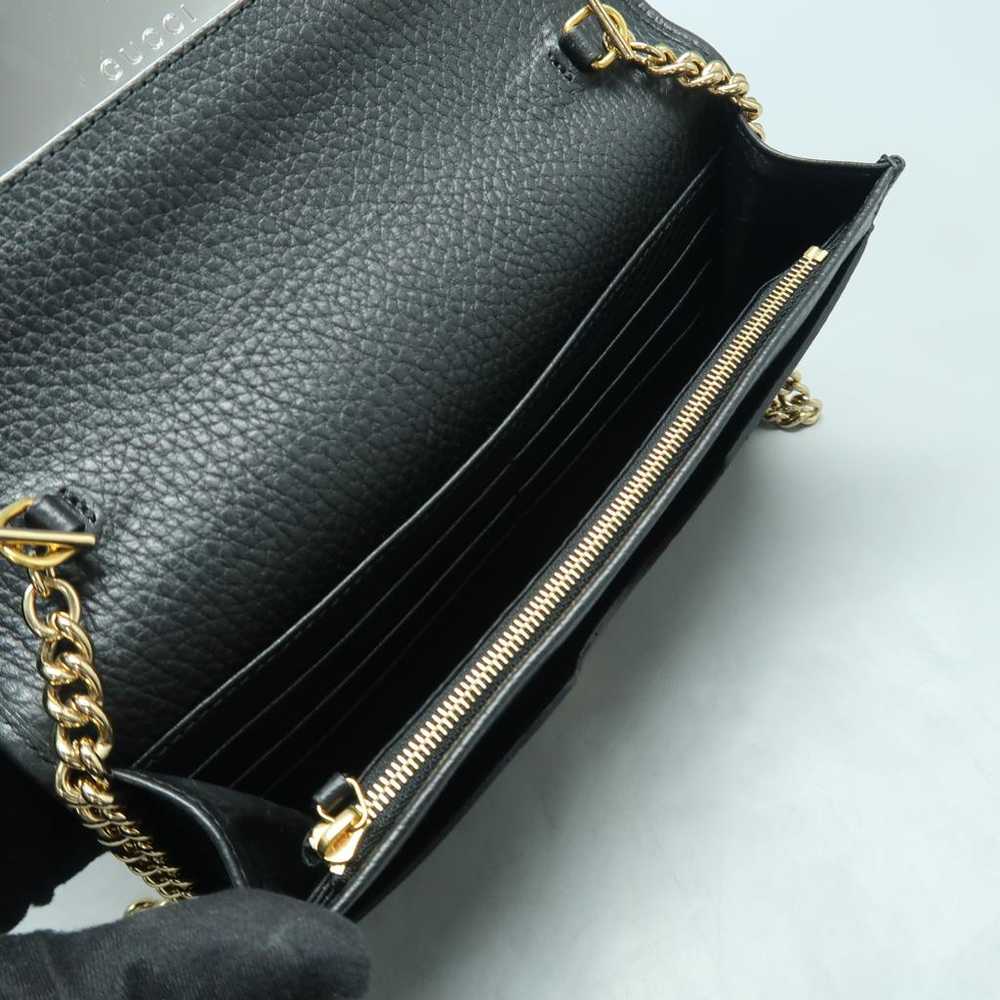 Gucci Gg Marmont Chain Wallet leather handbag - image 9