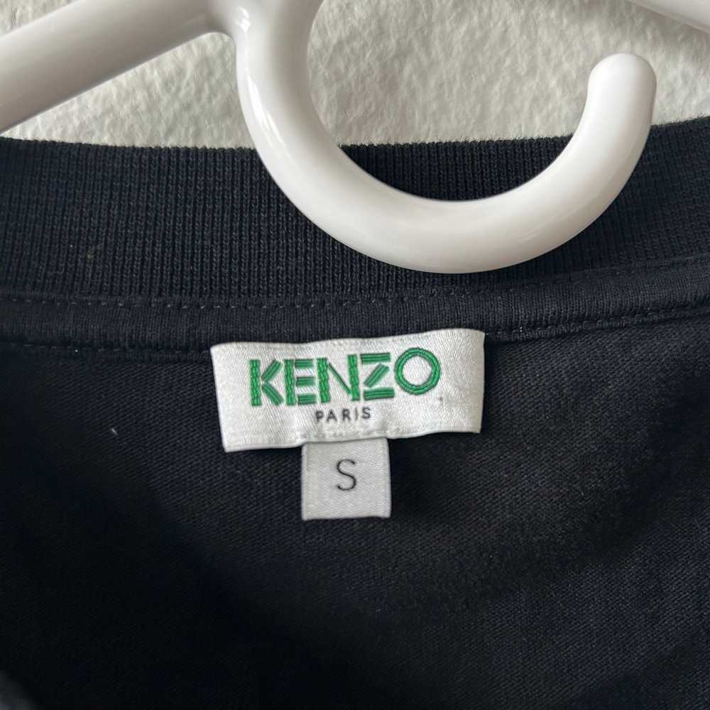 Kenzo Paris Black and White Mesh Boxy Crop Top Si… - image 3