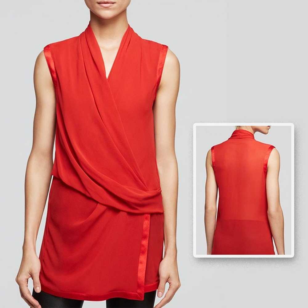 Helmut Lang 100% silk sleeveless blouse - sz small - image 1