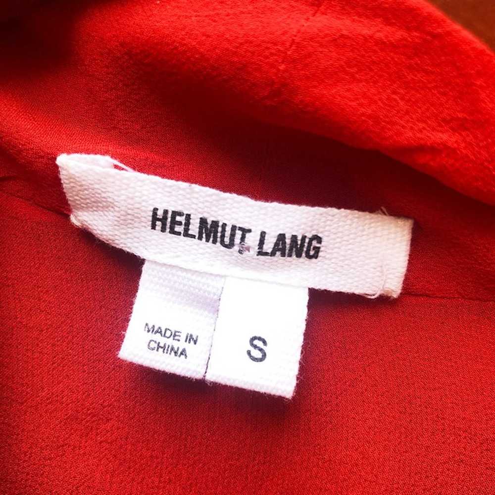 Helmut Lang 100% silk sleeveless blouse - sz small - image 4