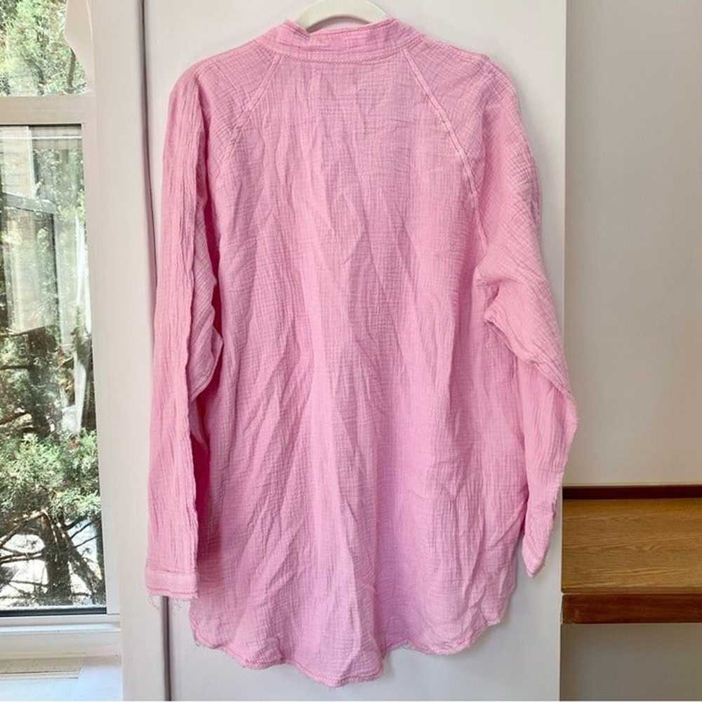 NWT Free People Summer Daydream Button Down Top G… - image 7