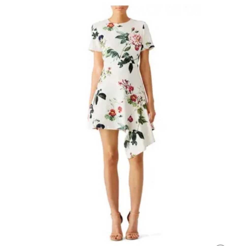 STYLESTALKER Garden Floral Asymmetrical Dress - image 1