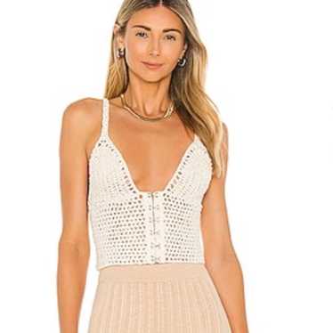 NEW Jonathan Simkhai Minnie Crochet Camisole