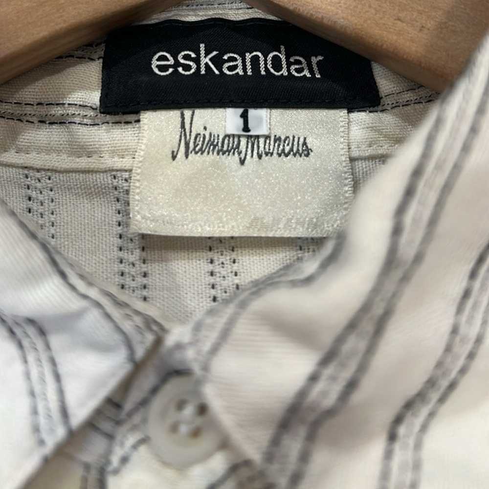 Eskandar Lagenlook linen and hemp blouse - image 3