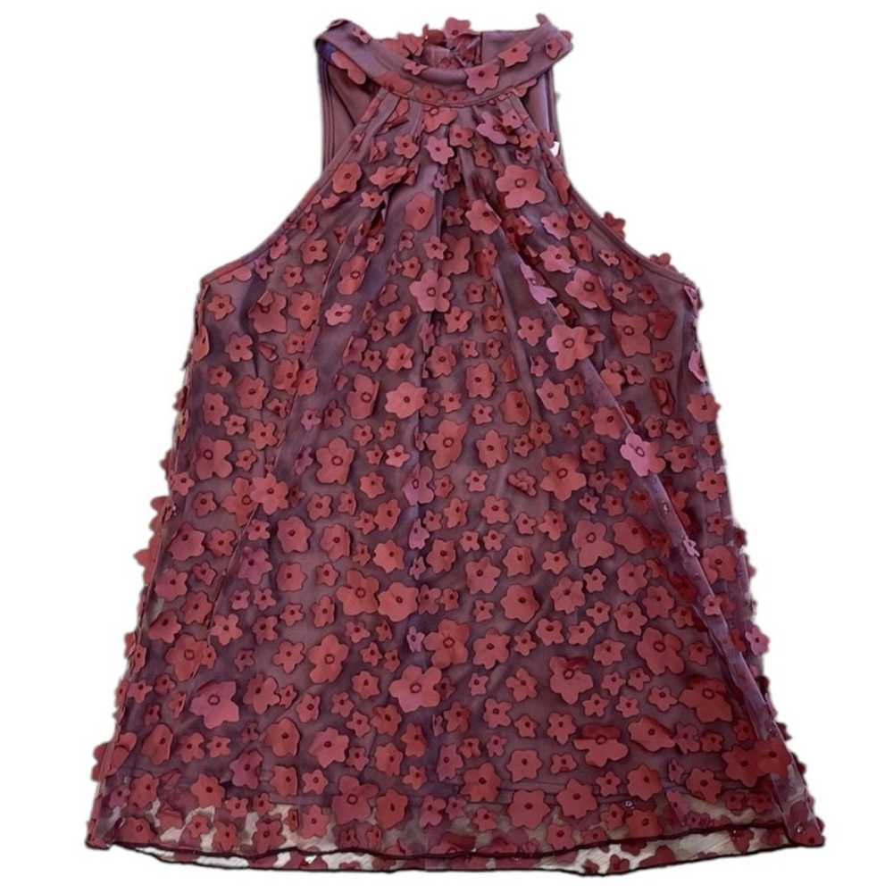 Anthropologie Eva Franco 3D Floral Halter Top Bur… - image 7